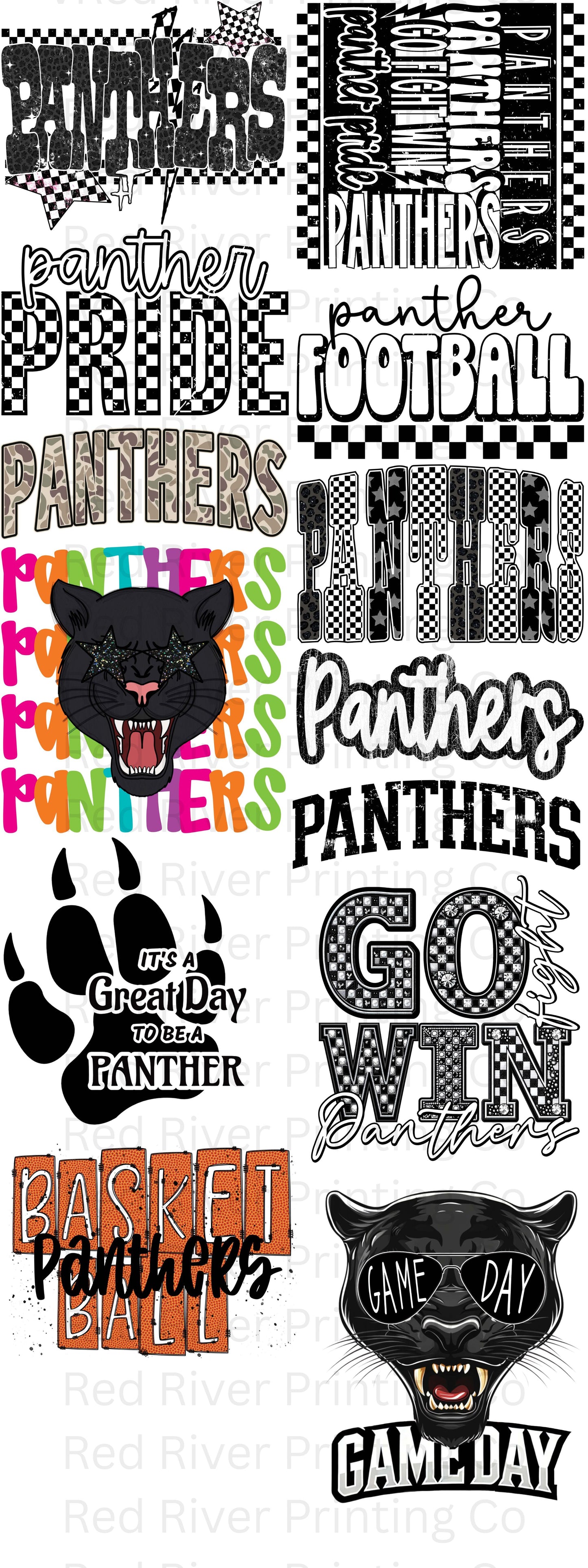 Panthers Premade Gangsheet