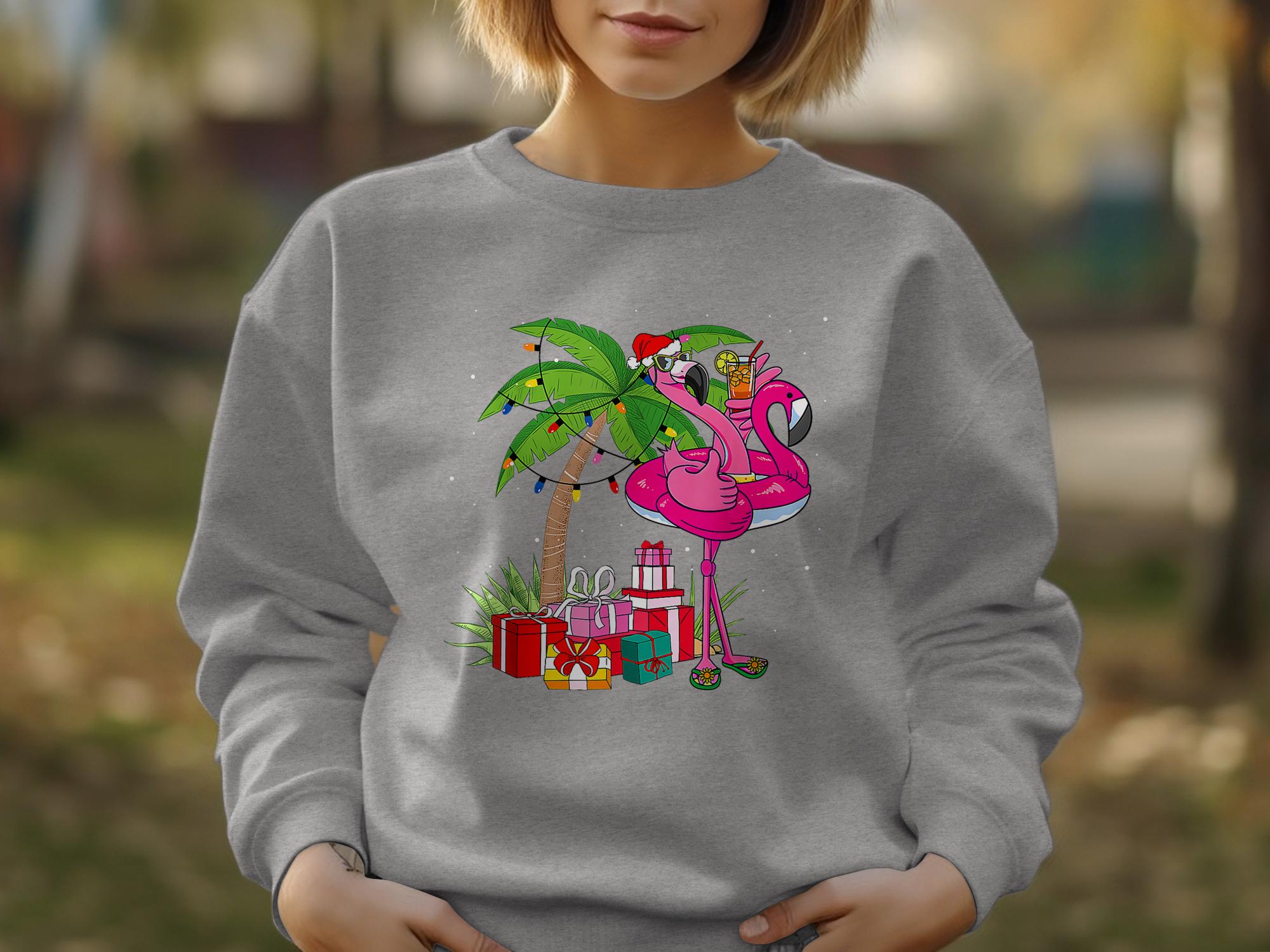 Christmas Flamingo