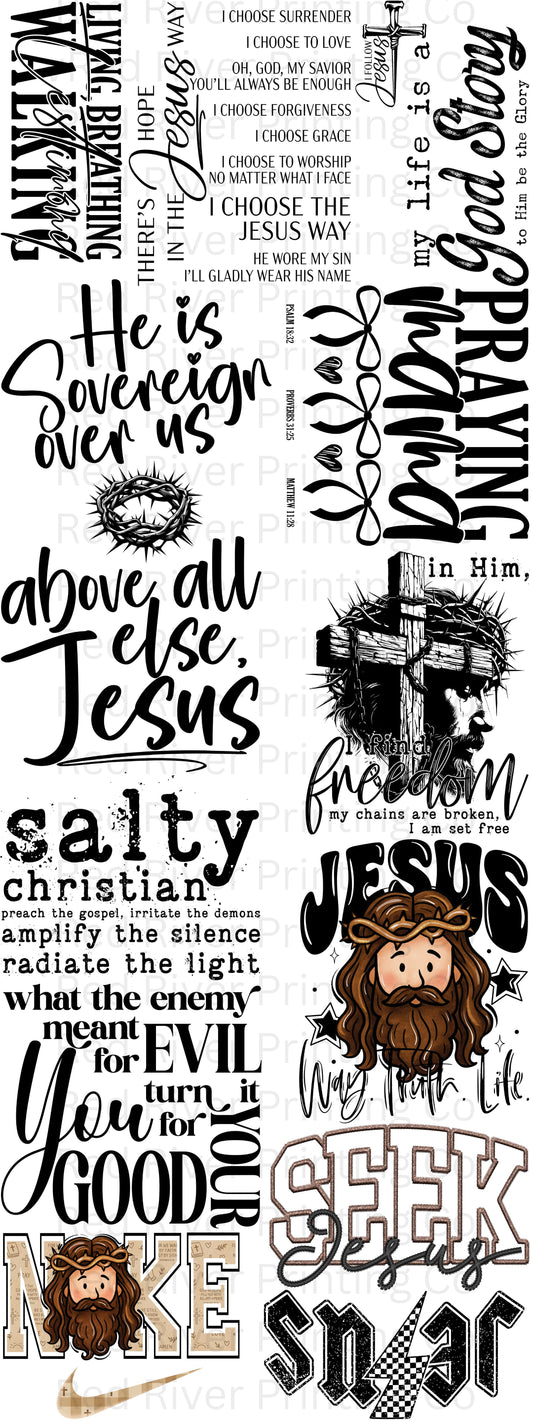 Jesus Premade Gangsheet